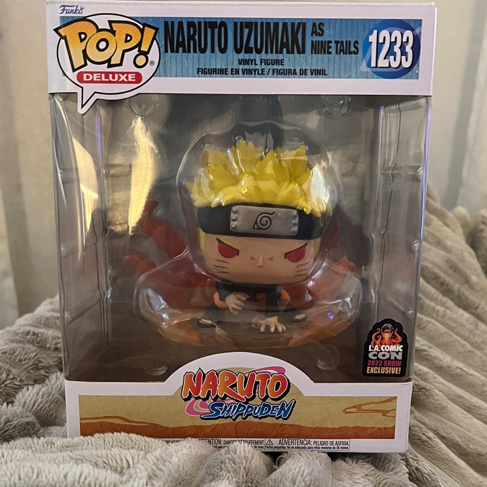 Funko Pop! Deluxe Naruto Uzumaki as Nine Tails - Yellow, Orange, Red